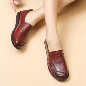 flats, women flats, leather flats, slip on flats, genuine leather shoes, genuine leather flats