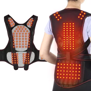 heating back brace, magnetic back support, magnetic back brace, posture corrector, back brace for posture