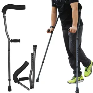 walking crutch, underarm crutch, foldable crutch