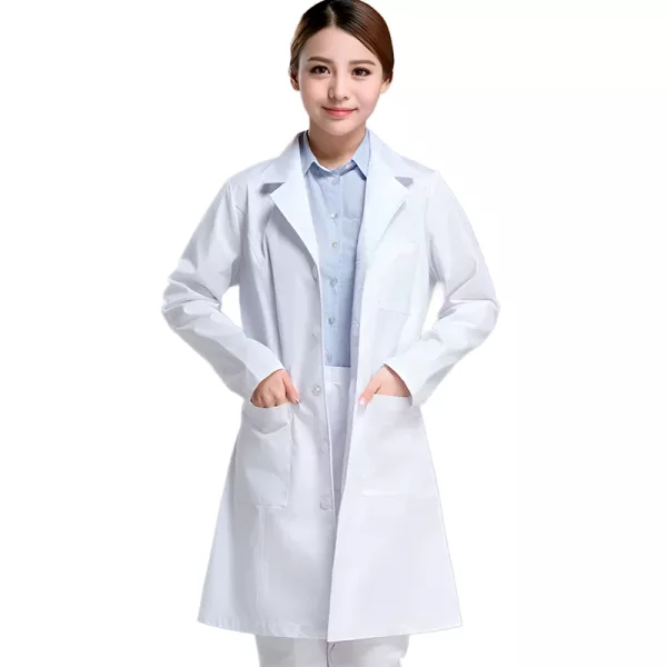 lab coat, white lab coat, doctor coat, medical gown, medical coat, long lab coat