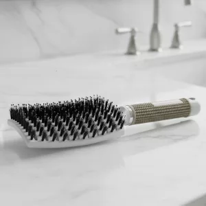 hair brush, nylon hair brush, detangling hair brush, scalp massage brush